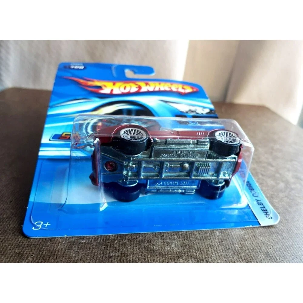 2005 Hot Wheels SHELBY COBRA 427 S/C RED MAINLINE #160 ZAMAC BASE H9068 1:64 WSP